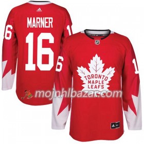 Dresovi Toronto Maple Leafs Mitchell Marner 16 Adidas 2017-2018 Crvena Alternate Authentic - Muške